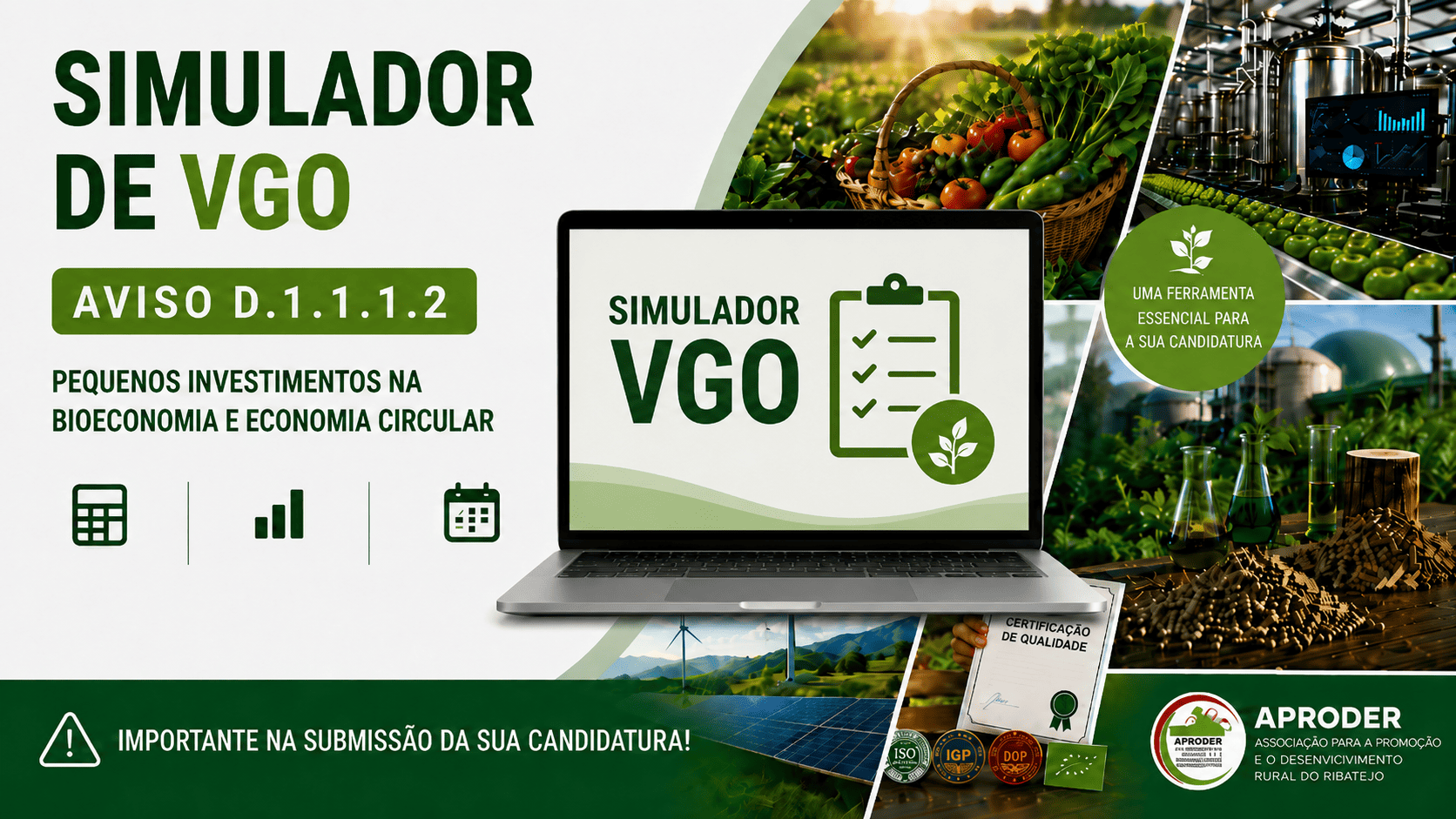 Simulador de VGO referente ao Aviso D.1.1.1.2