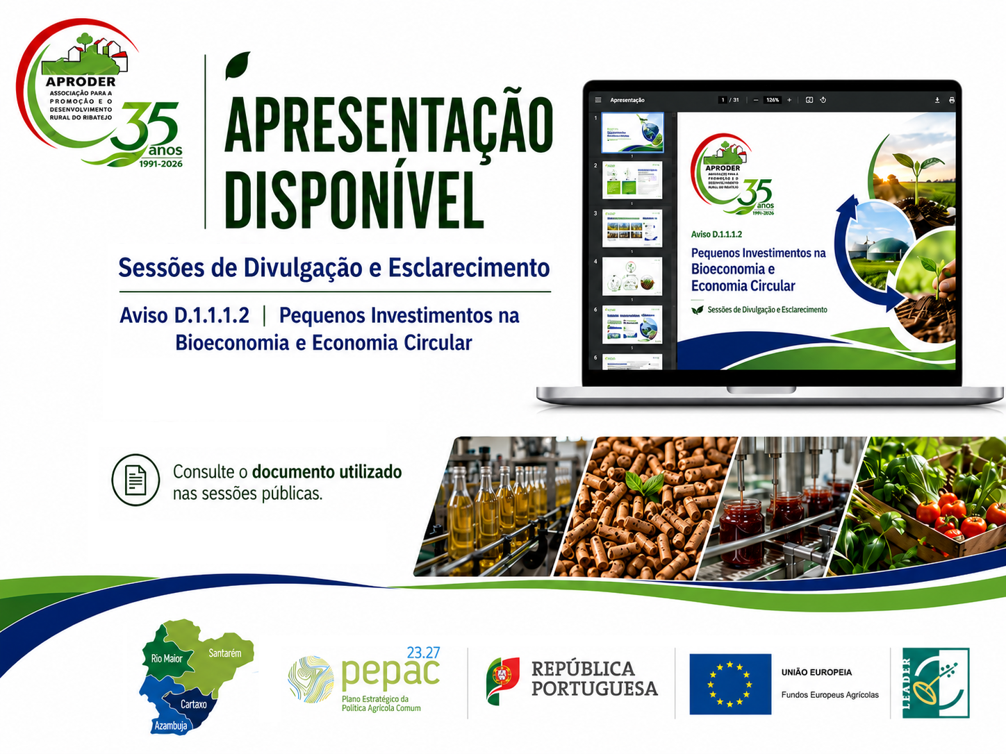 Apresentação utilizada nas sessões públicas